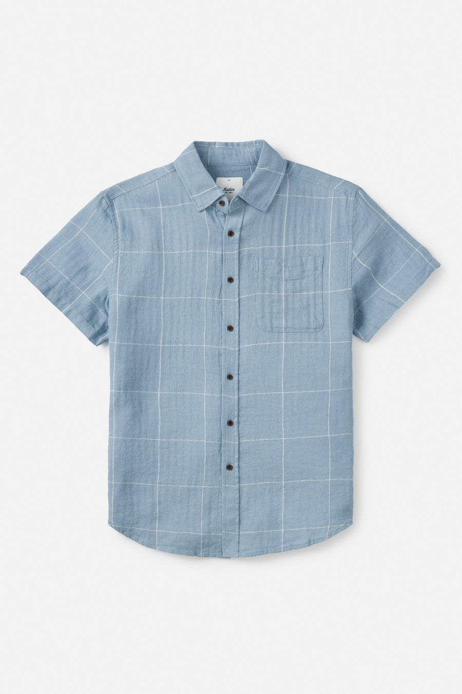 Katin Monty Shirt in Spring Blue – flat lay