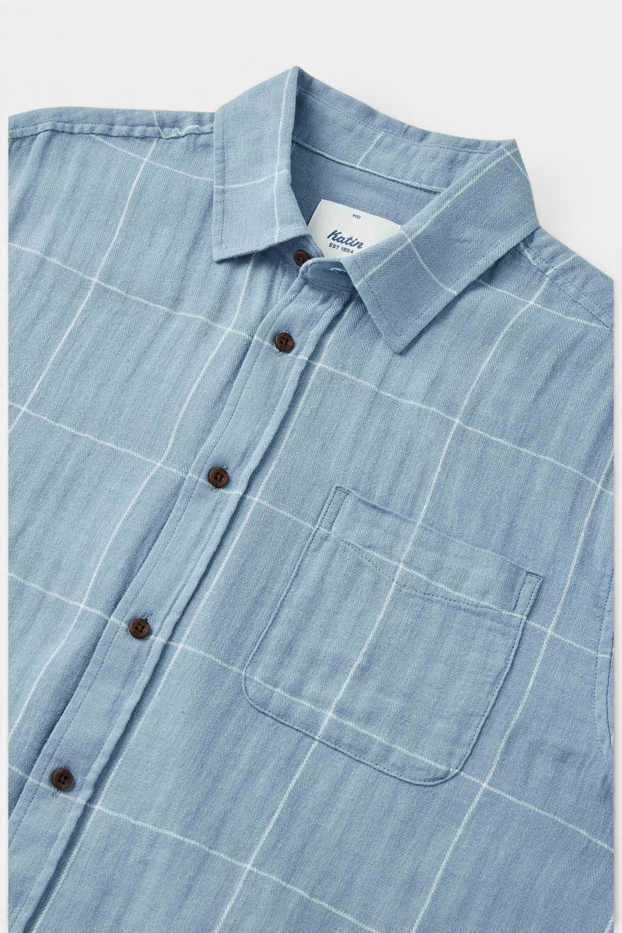 Katin Monty Shirt in Spring Blue – side view