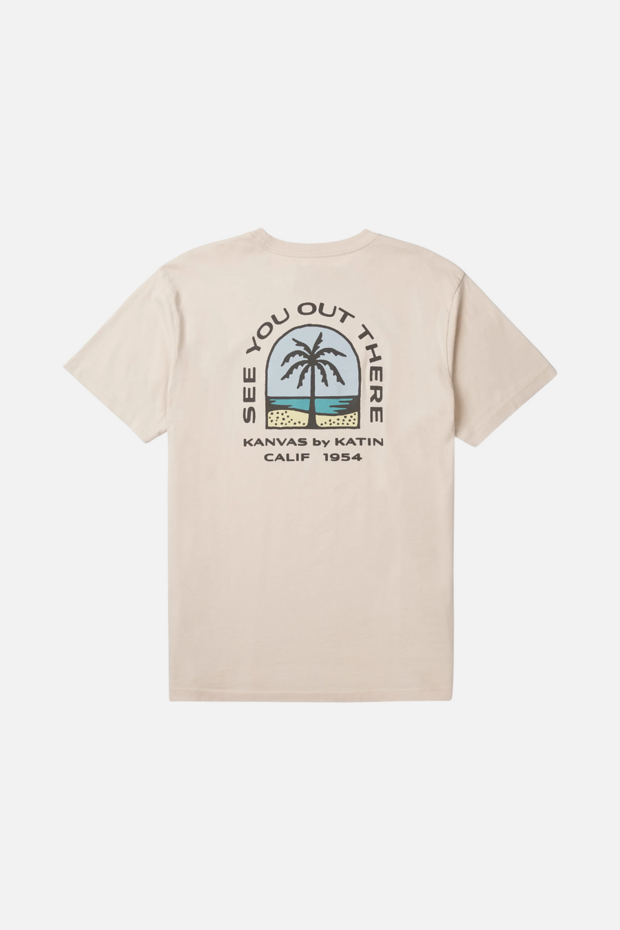 Katin Passage Tee in Almond Peach – detail