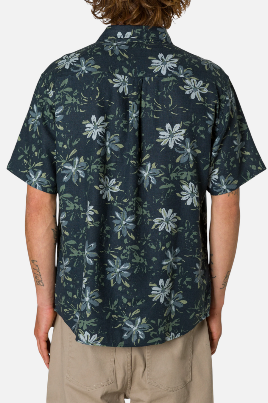 Katin Petals Shirt in Sea Storm – back view