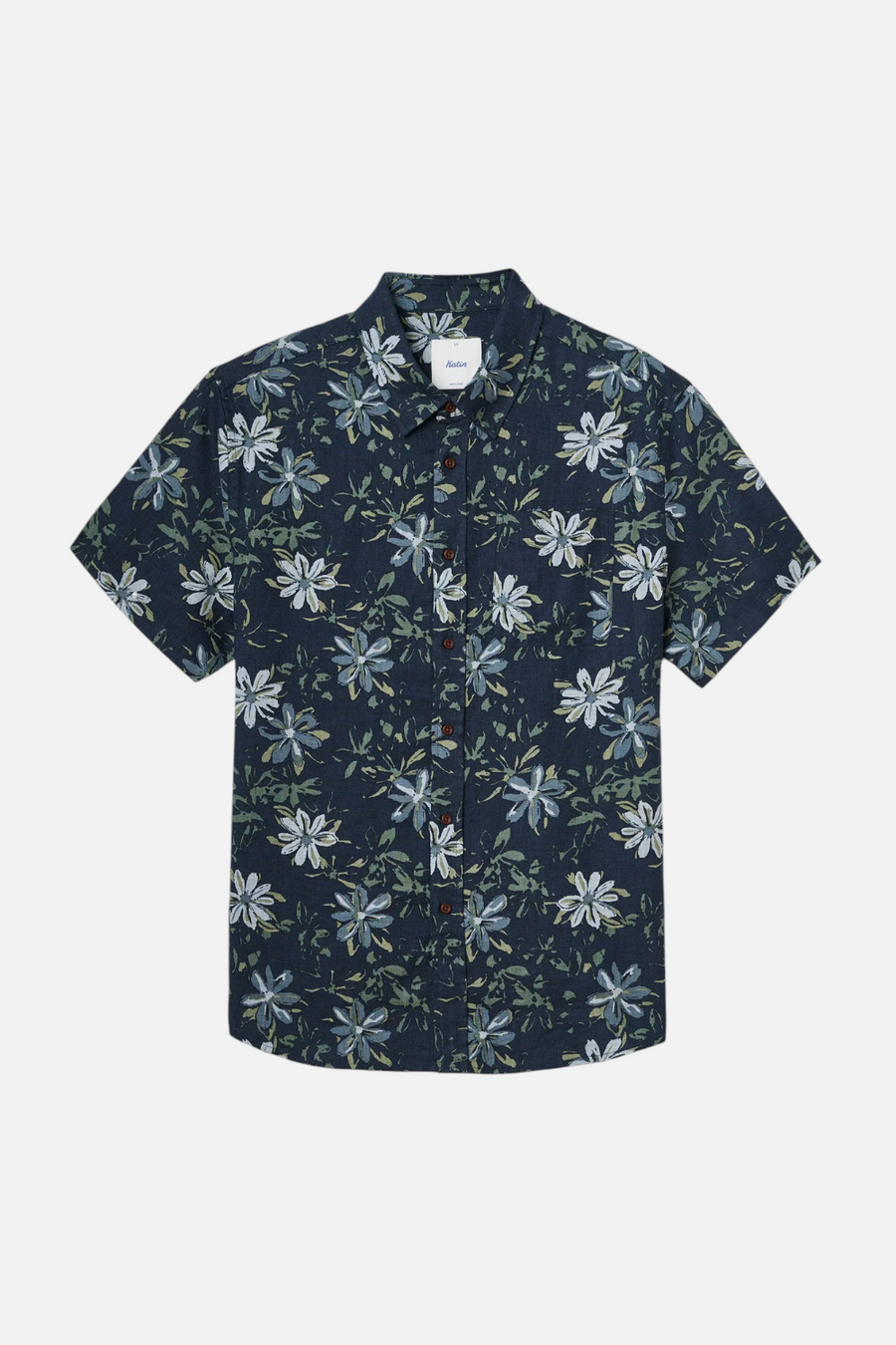 Katin Petals Shirt in Sea Storm – side view
