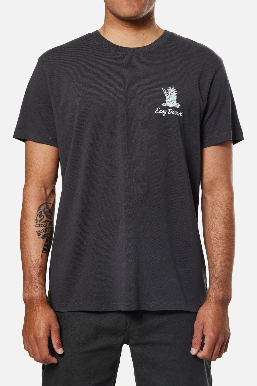 Katin Pina Tee in Black Wash – back view