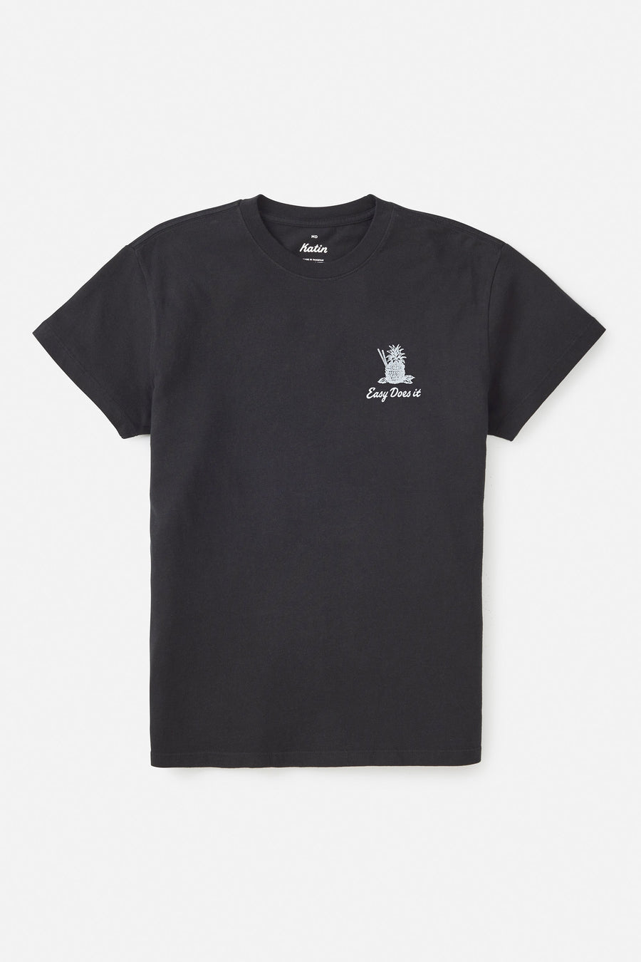 Katin Pina Tee in Black Wash – side view