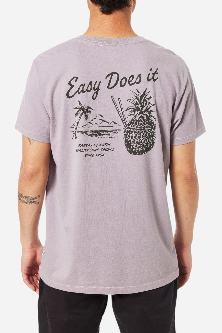 Katin Pina Tee in Lavender – detail
