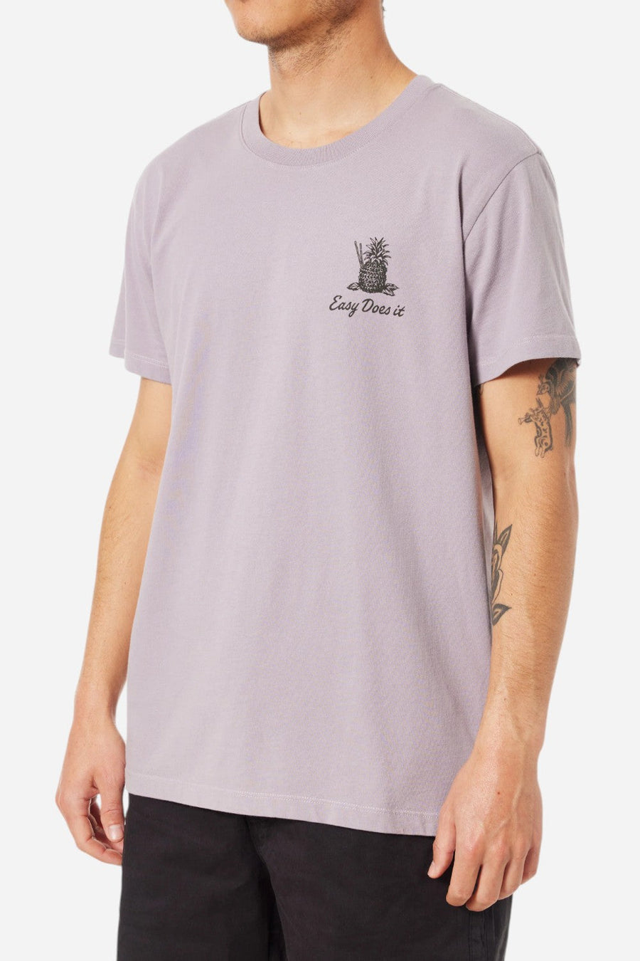 Katin Pina Tee in Lavender – side view