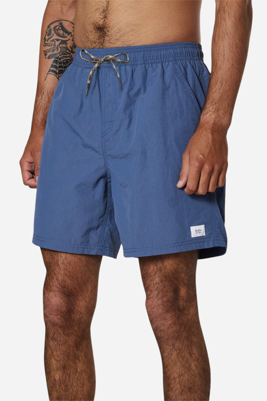 Katin Poolside Volley in Washed Blue – side view