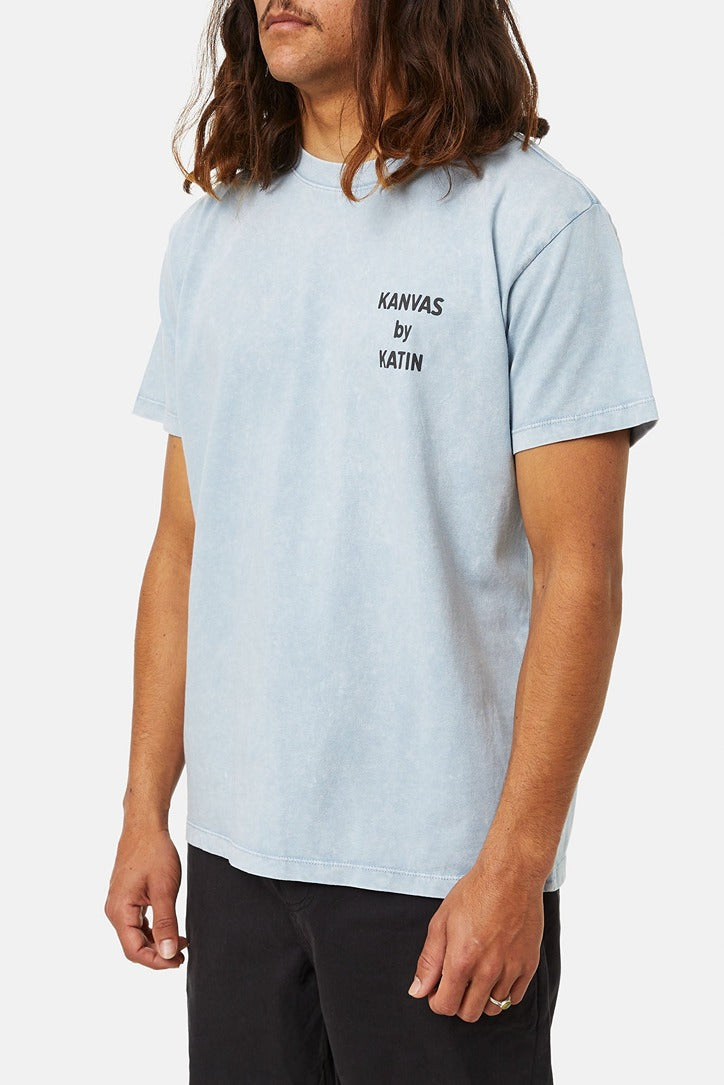Katin Remote Tee in Slate Mineral – side view