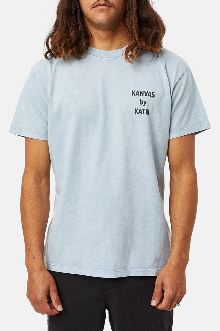 Katin Remote Tee in Slate Mineral – side view