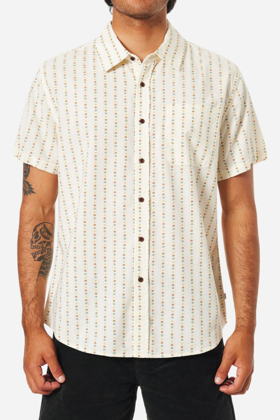 Katin Resonate Shirt in Vintage White – front view