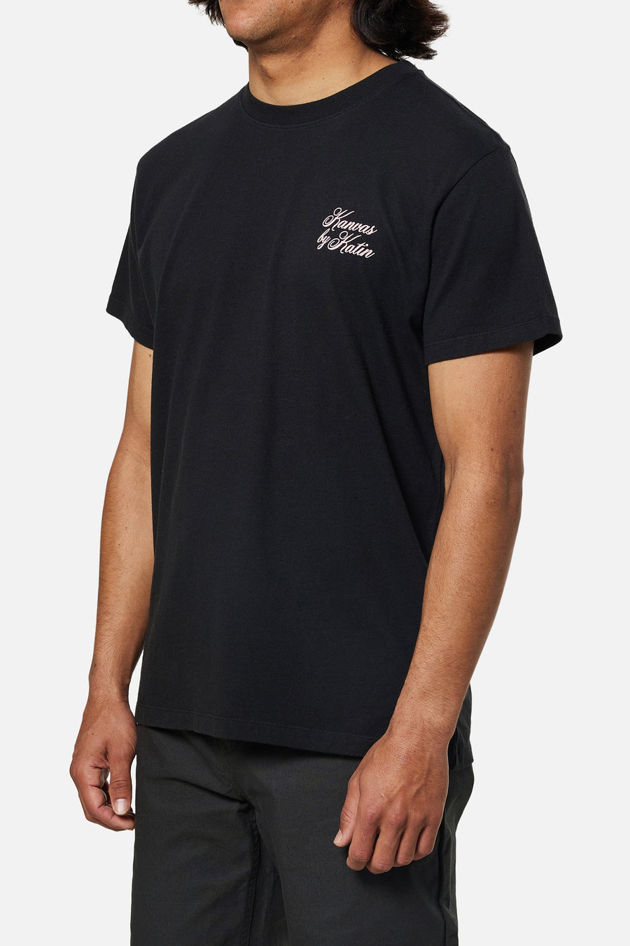 Katin Royal Tee in Black Wash – detail