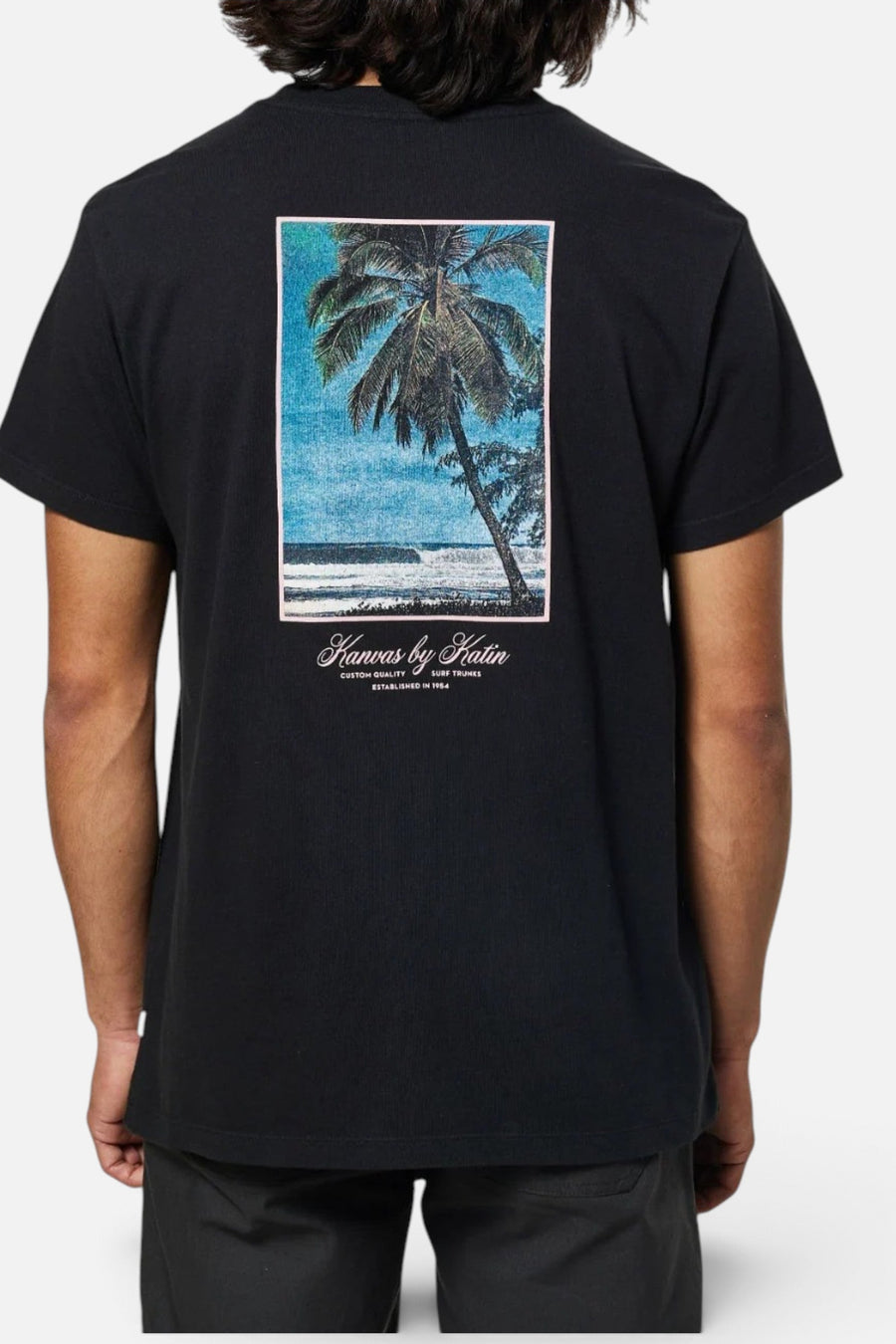 Katin Royal Tee in Black Wash – front view
