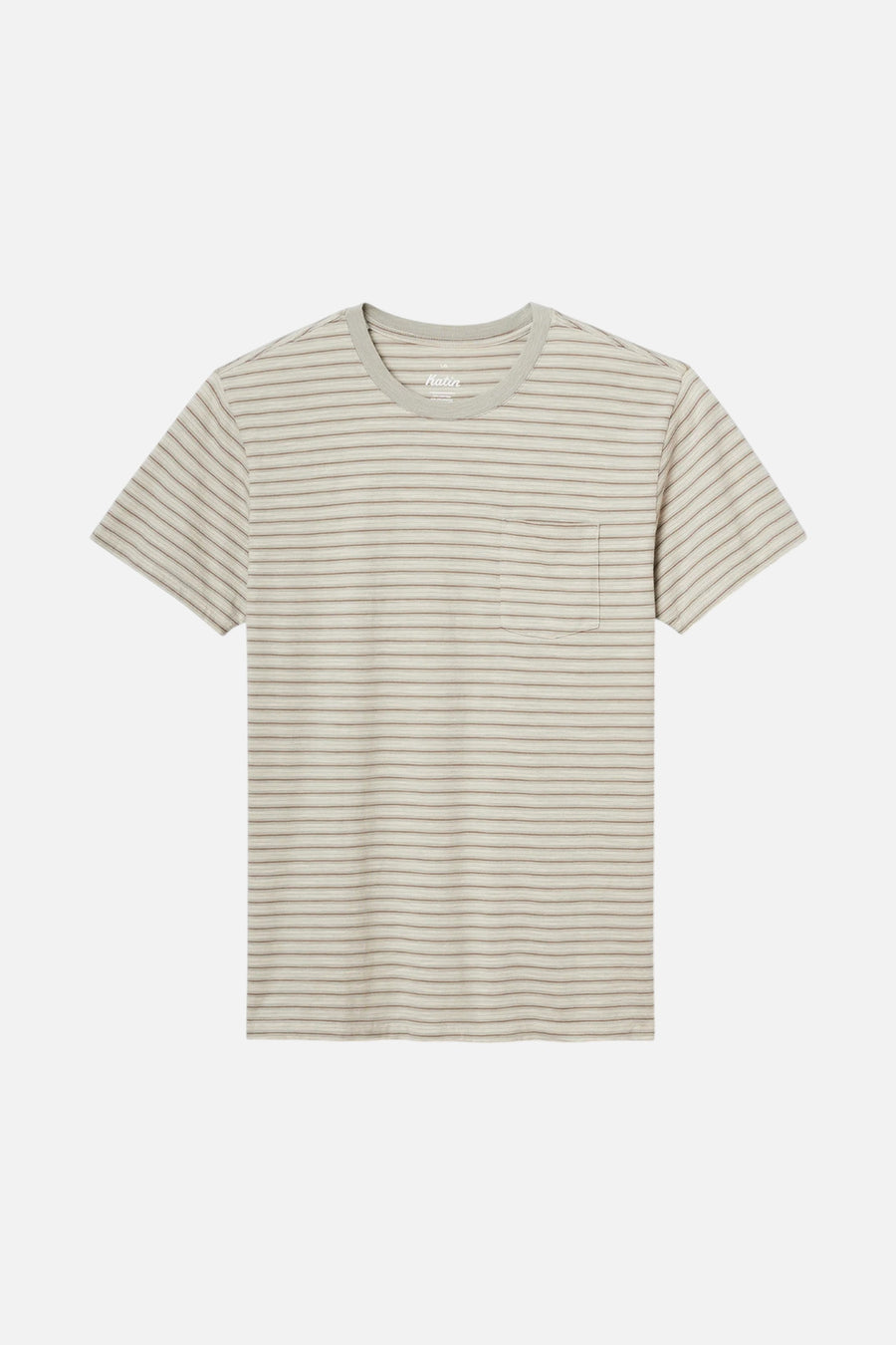 Katin Rural Pocket Tee in Mineral Gray – flat lay