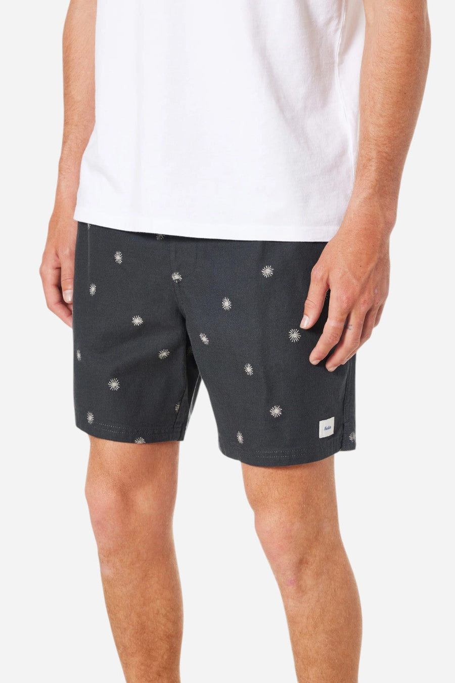 Katin Shine Local Short in Black Wash – side view