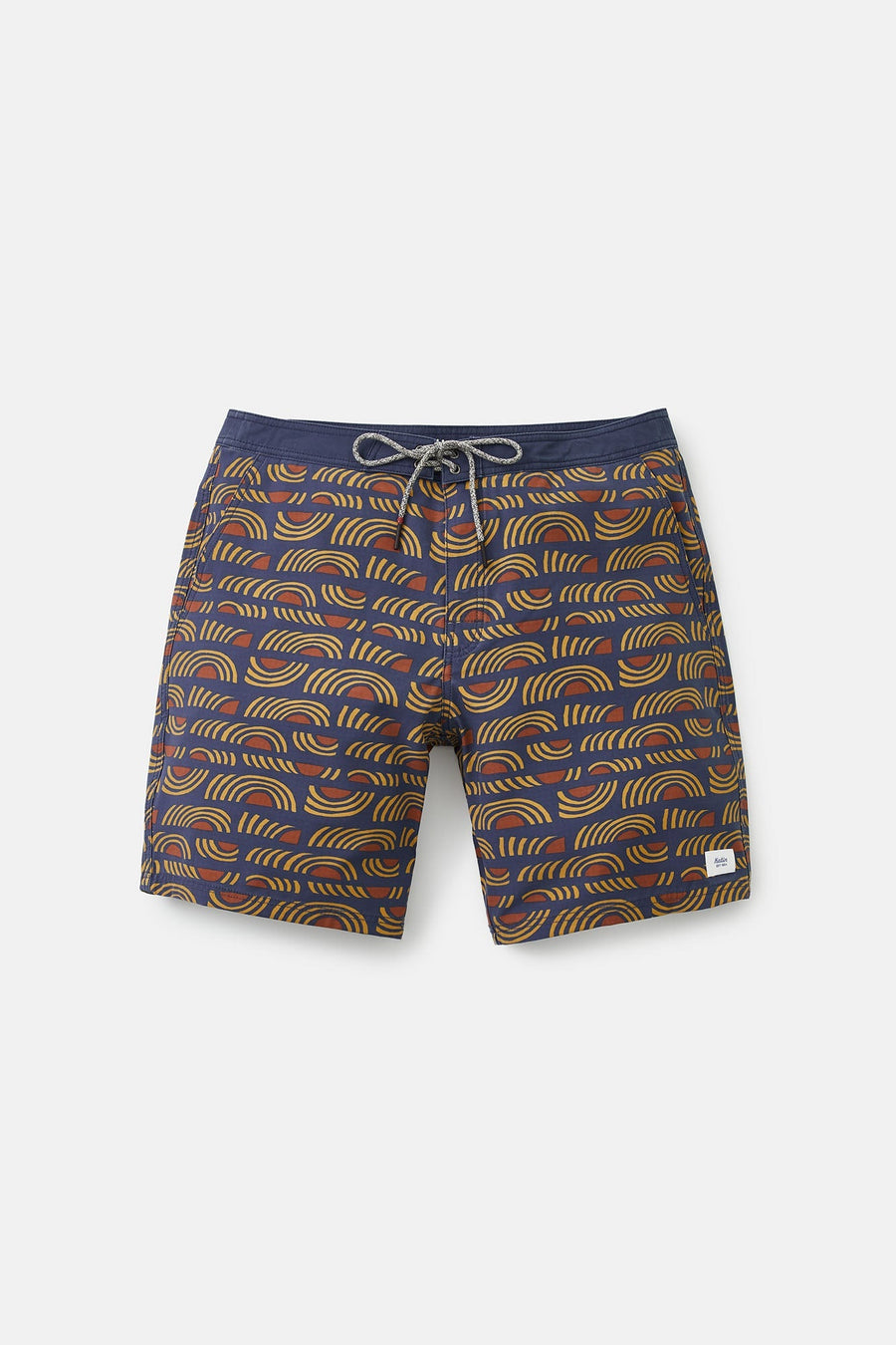 Katin Slice Hybrid Swim Trunk in Navy – detail