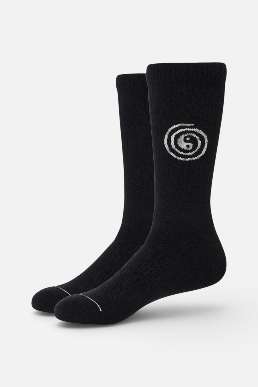 Katin Spiral Sock in Black – pair