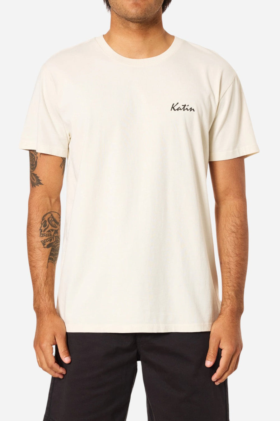 Katin Splash Tee in Vintage White – back view