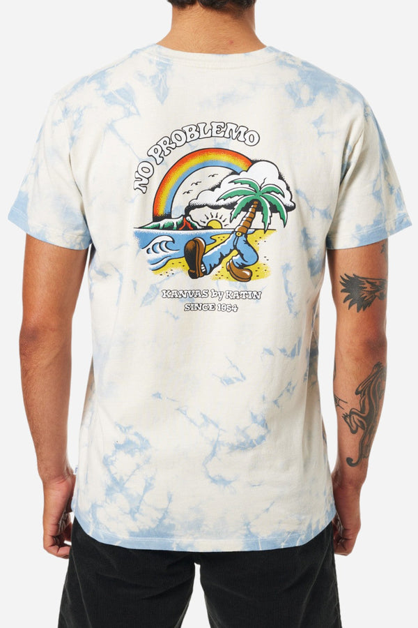 Katin Stroll Tee in Spring Blue Tie Dye