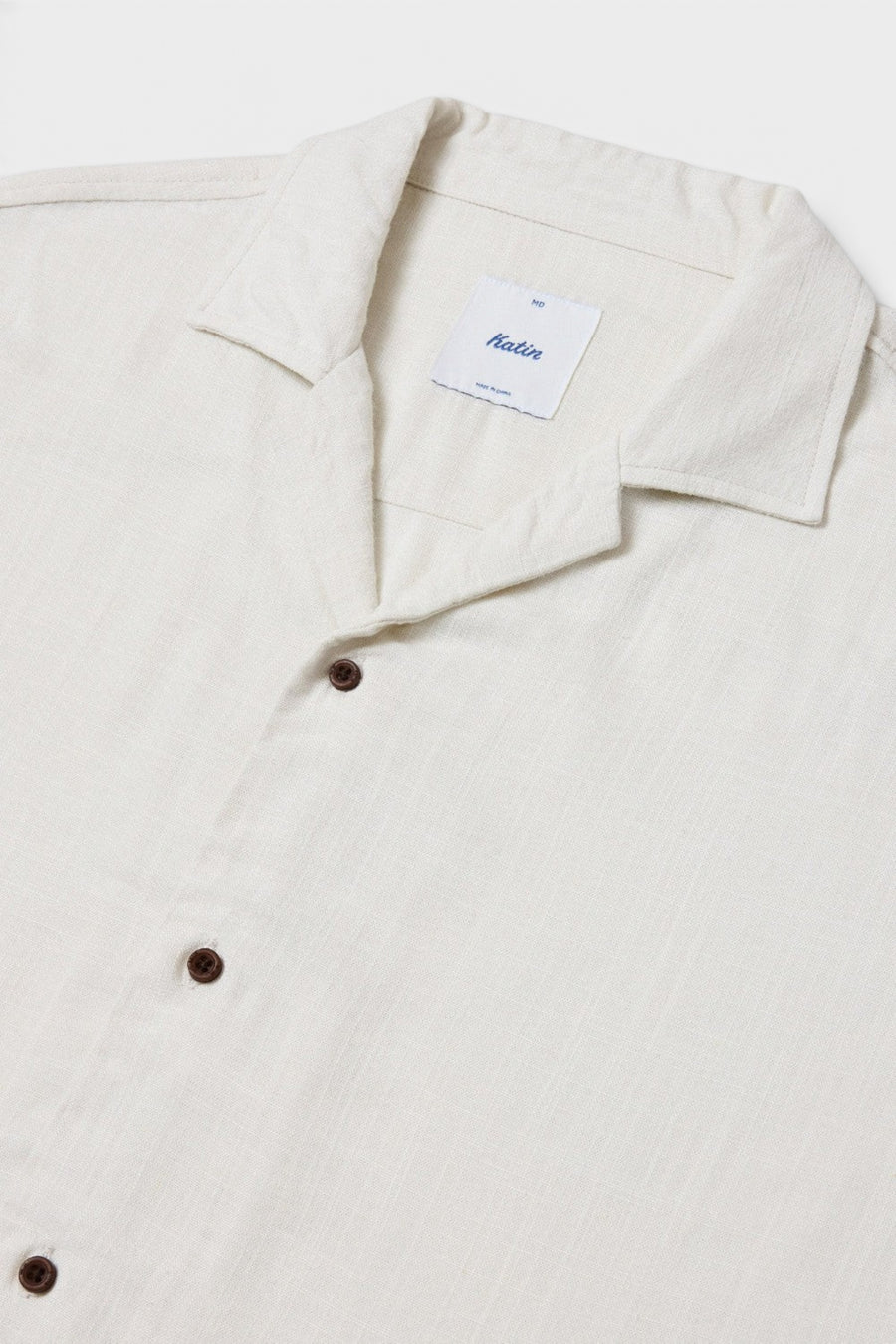Katin Teller Shirt in Silver Birch – flat lay