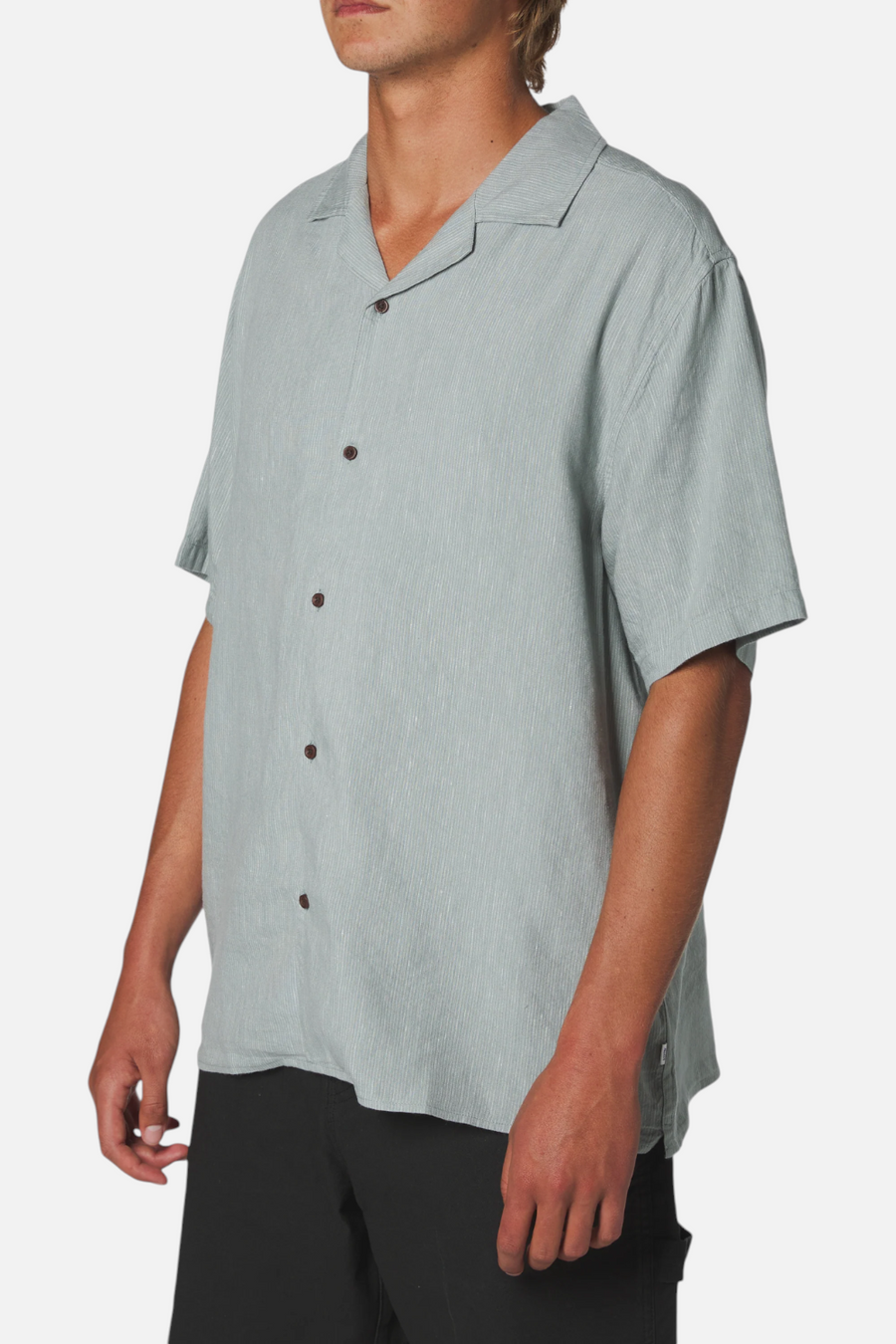 Katin Teller Stripe Shirt in Abyss – detail