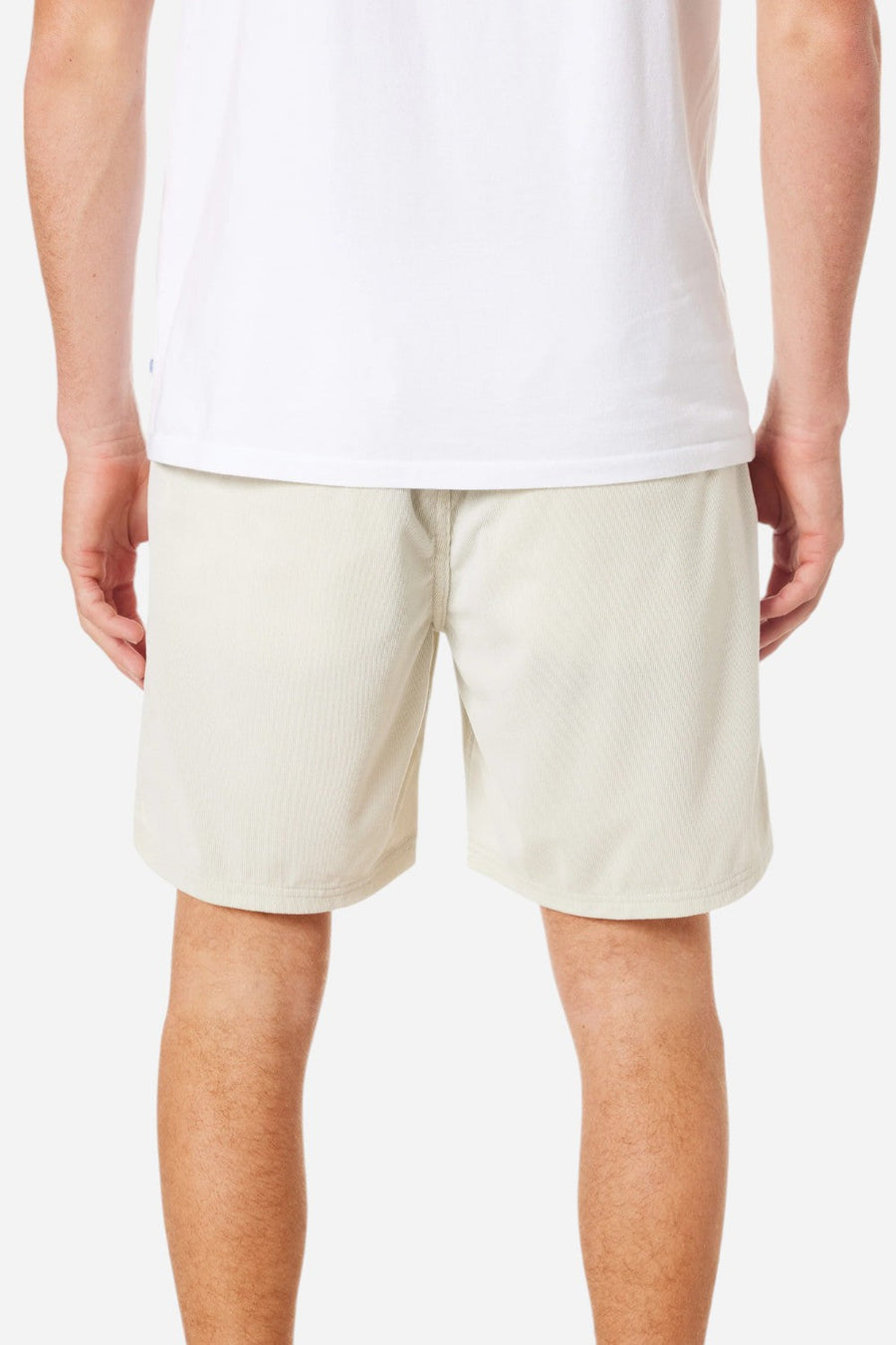 Katin Trails Corduroy Short in Silver Birch – detail