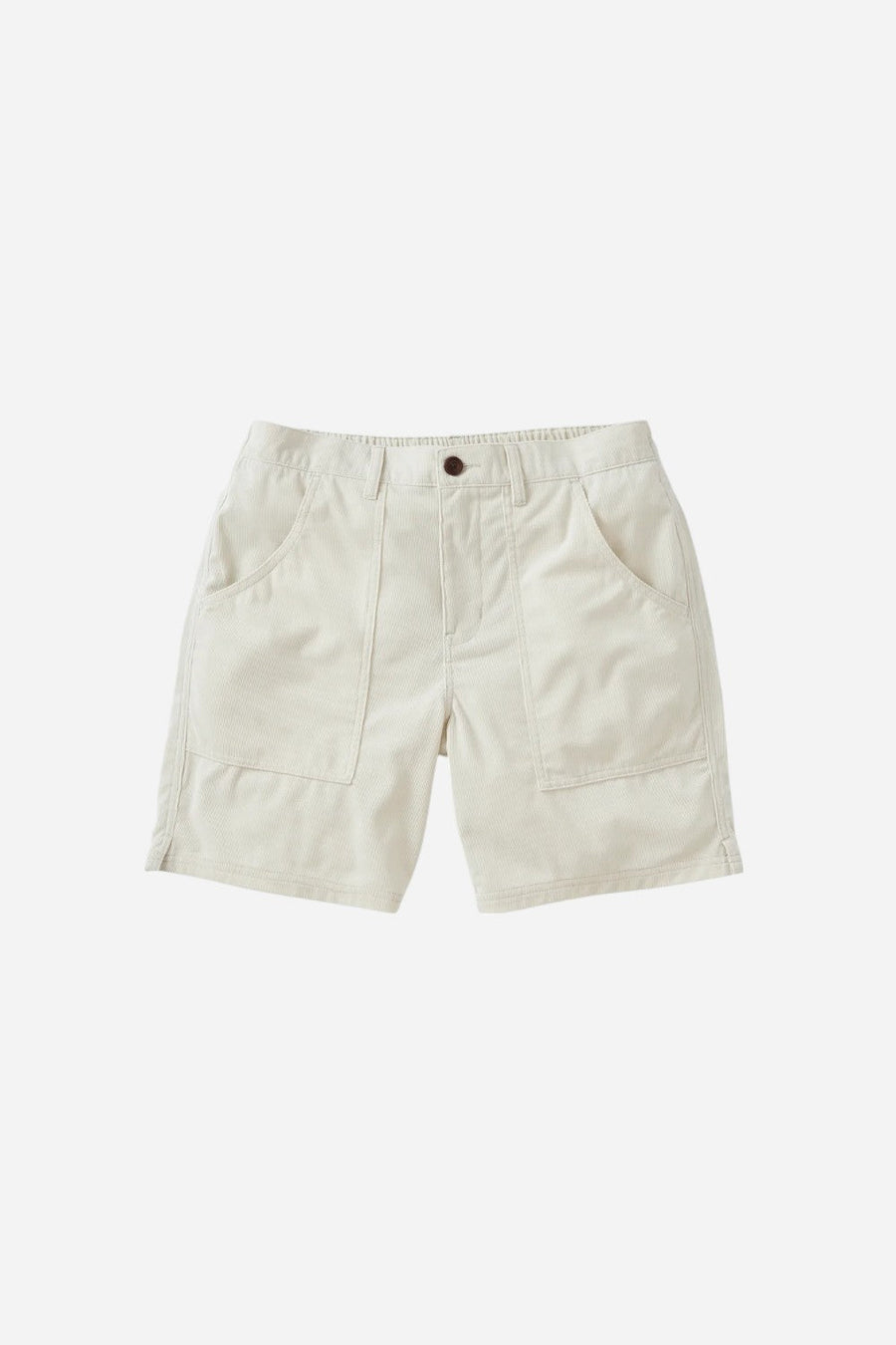 Katin Trails Corduroy Short in Silver Birch – front view