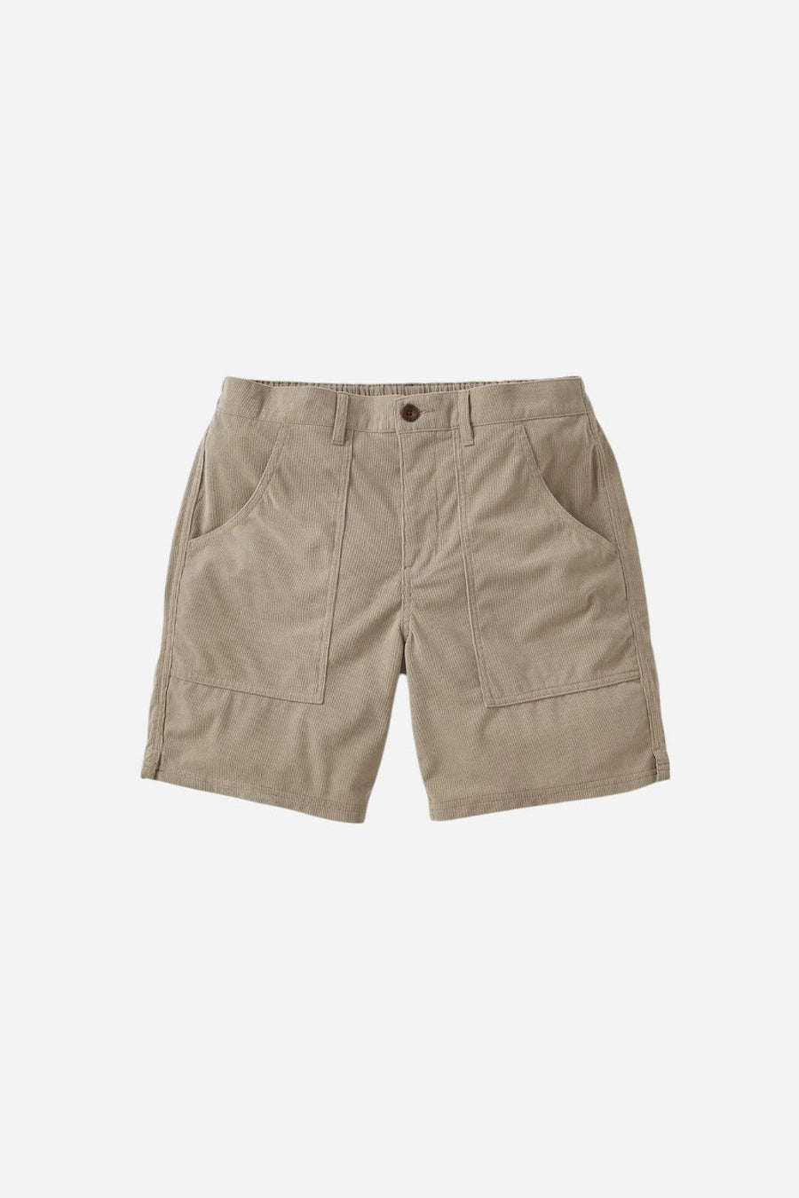 Katin Trails Corduroy Short in Vintage Khaki – front view