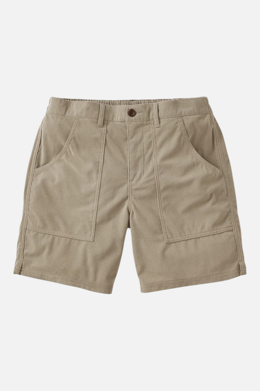 Katin Trails Corduroy Shorts in Vintage Khaki – back view