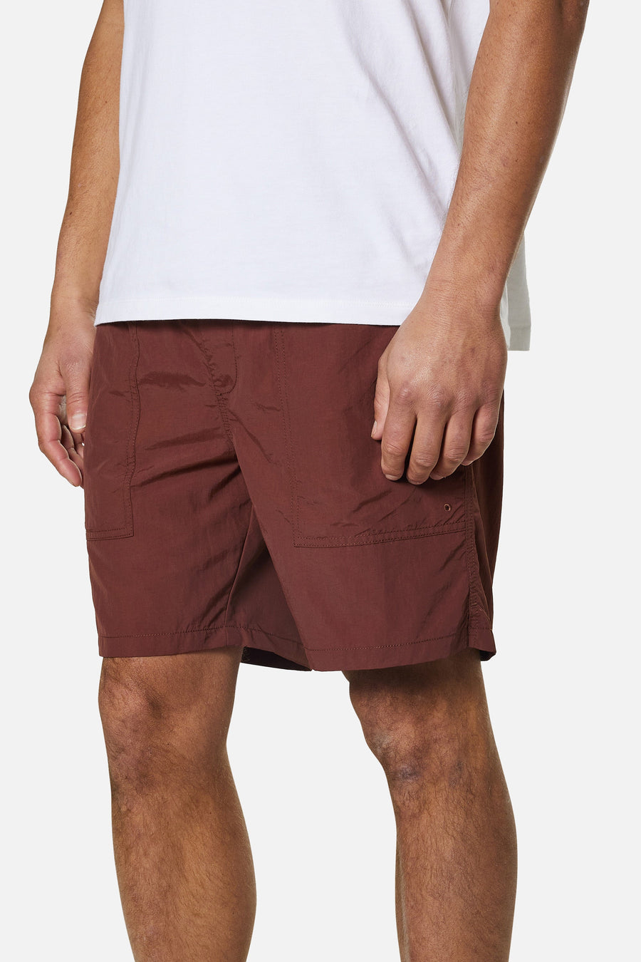 Katin Trails Nylon Short in Rum – back view