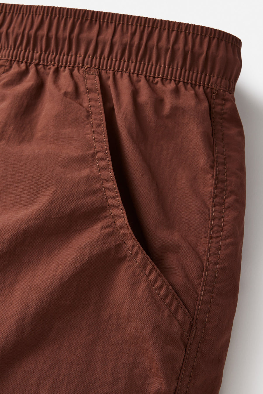 Katin Trails Nylon Short in Rum – flat lay