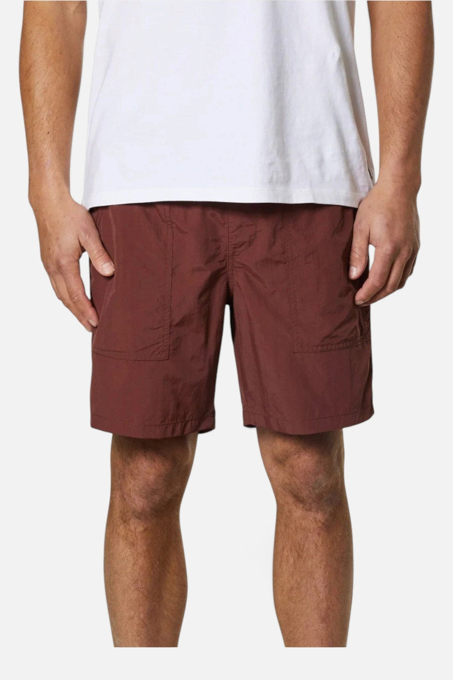 Katin Trails Nylon Short in Rum – side view