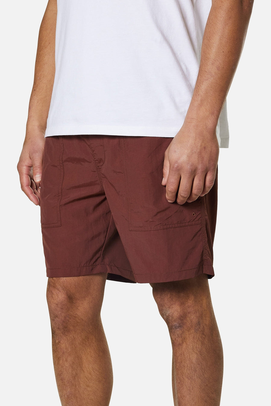 Katin Trails Nylon Short in Rum – side view