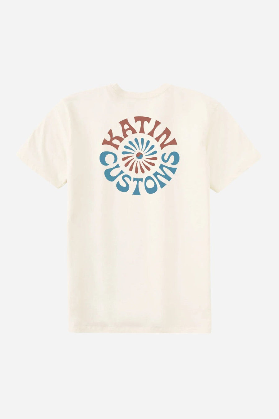 Katin Twirl Tee in Vintage White – detail