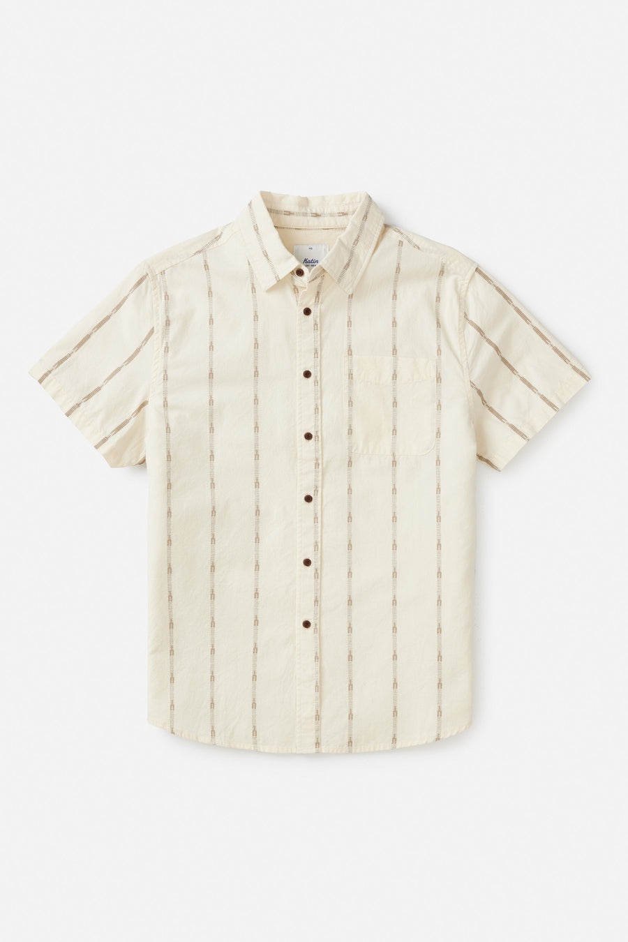 Katin Zenith Shirt in Vintage White – flat lay