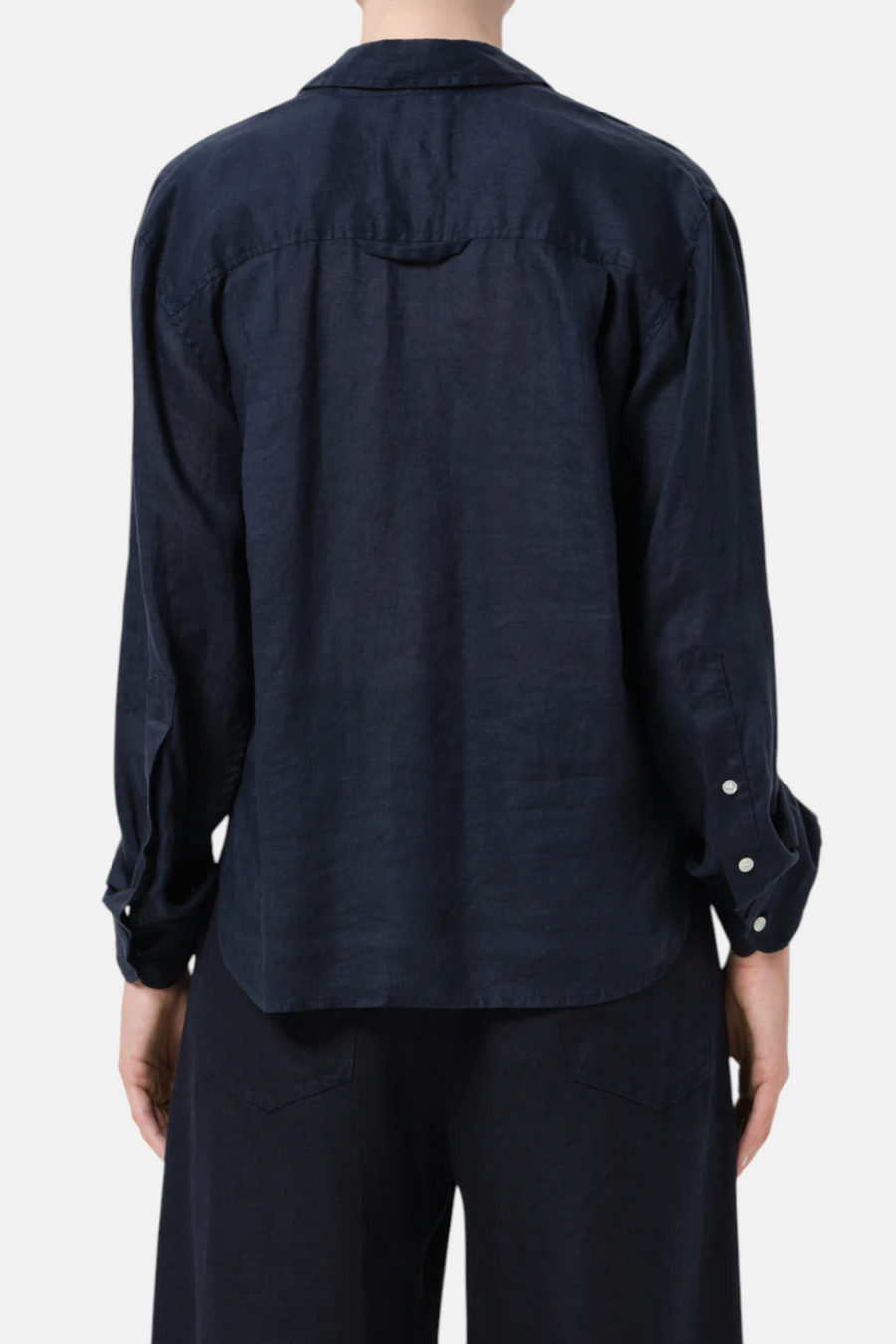 Citizens of Humanity Kayla Shrunken Shirt in True Navy
