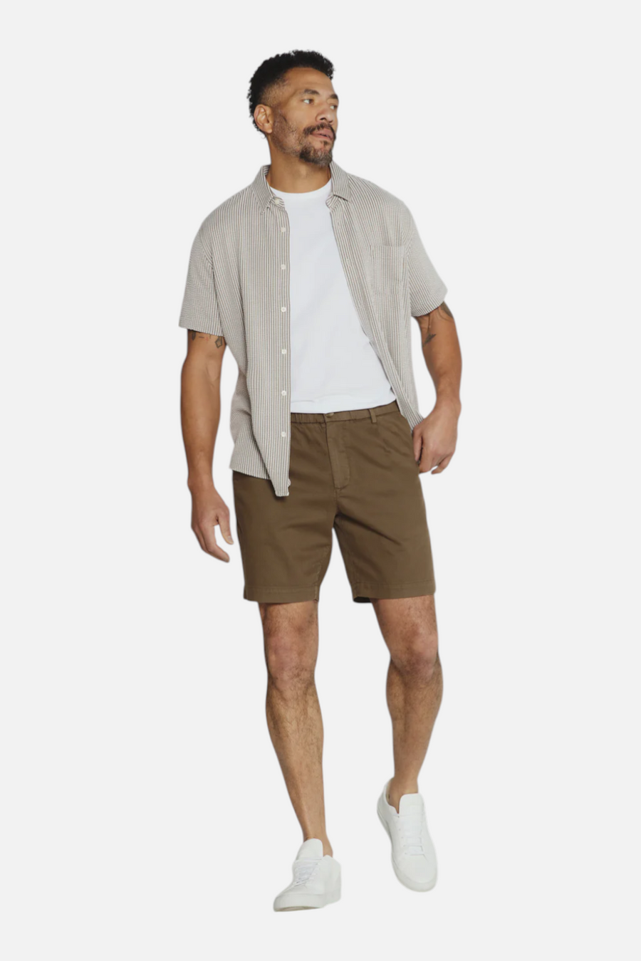 7 Diamonds Men's Keaton Short Sleeve in Steel Grey