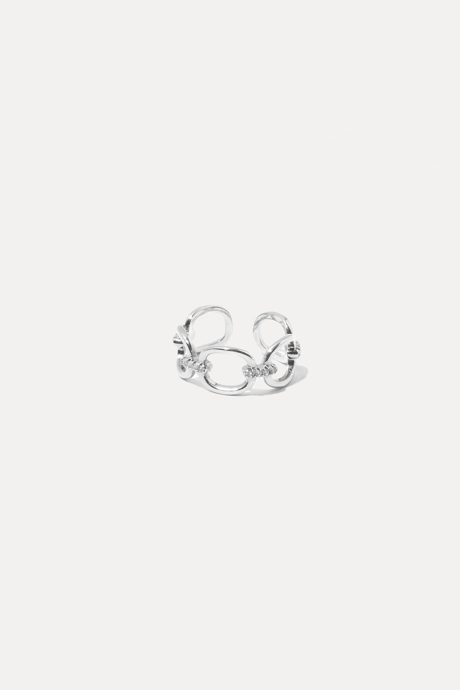 Kennedy Ring in Silver – back view
