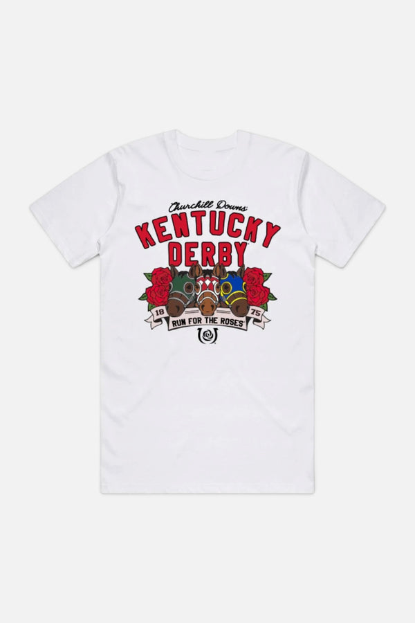 Kentucky Derby 152 "Head In" White Tee