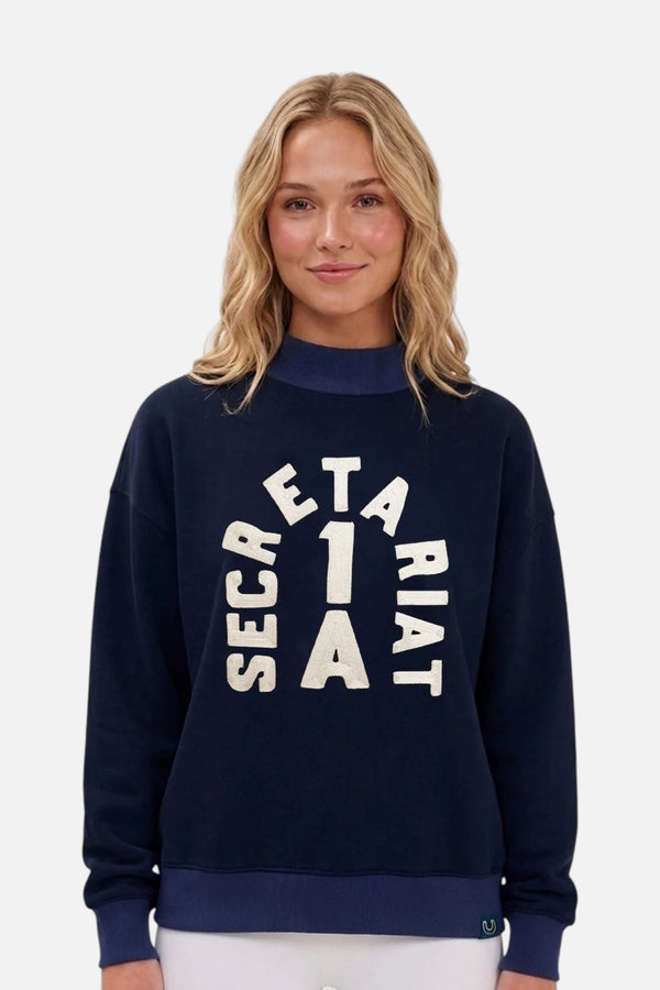 Kentucky Derby 152 Navy Secretariat 1A Mock Neck