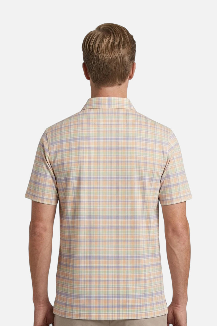 Kentucky Derby 152 Paddock Plaid Polo – back view
