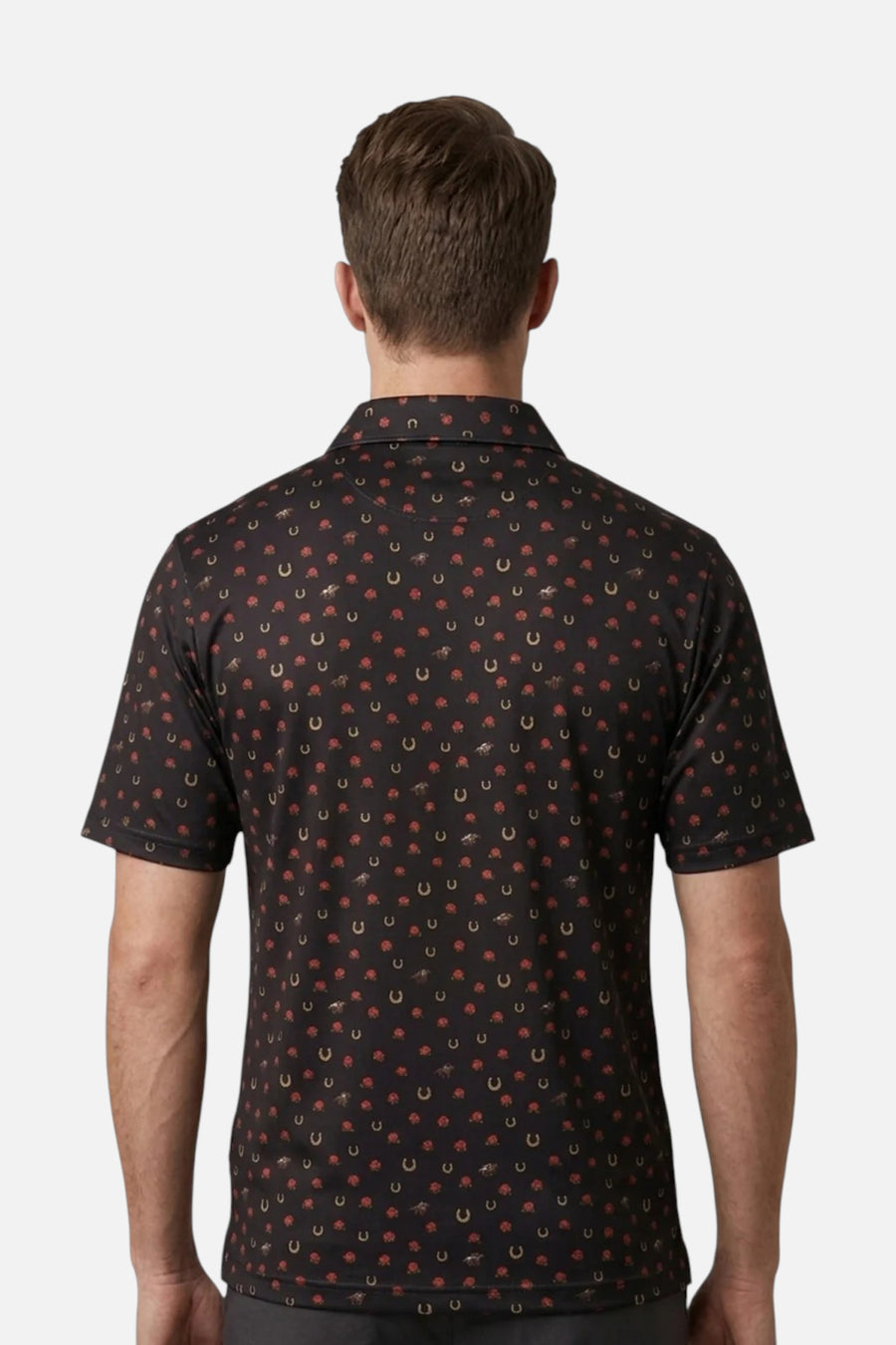 Kentucky Derby 152 Rose Noir Polo – back view
