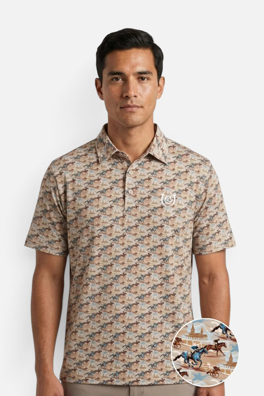Kentucky Derby 152 Saddle Club Polo – front view