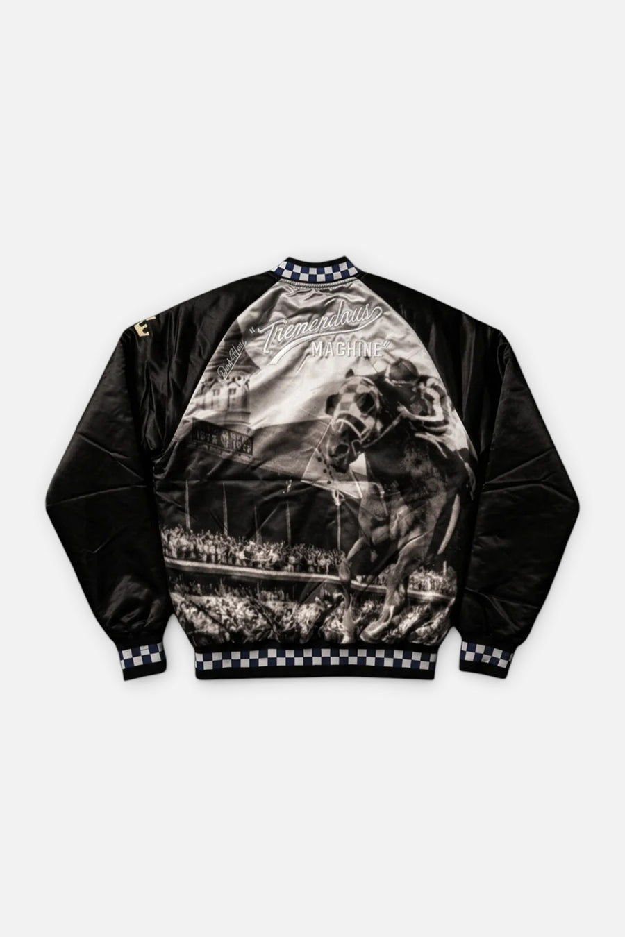 Kentucky Derby 152 Secretariat 1A Satin Jacket – flat lay