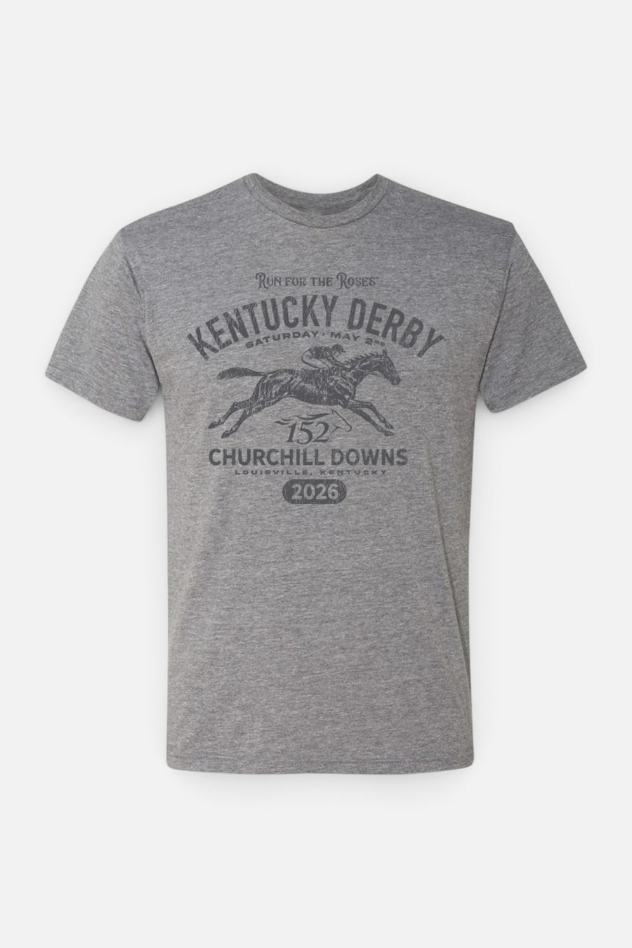 Kentucky Derby 152 "Tonal Competition" Grey Tee – front view