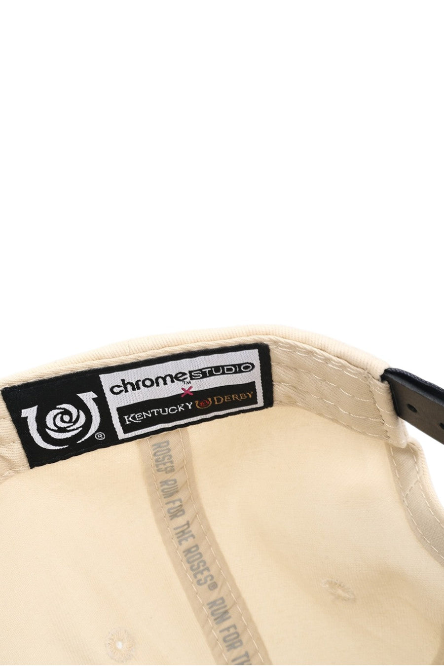 Kentucky Derby 152 Yearbook Arch Tan Cap – flat lay