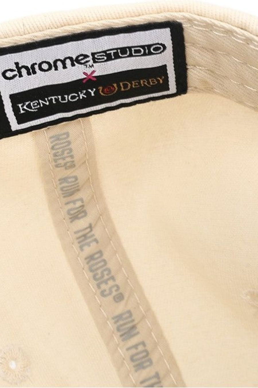 Kentucky Derby 152 Yearbook Arch Tan Cap – flat lay