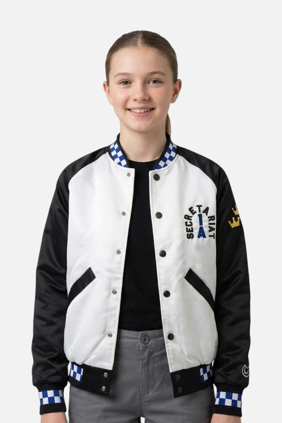 Kentucky Derby 152 Youth Secretariat 1A Satin Jacket – front view
