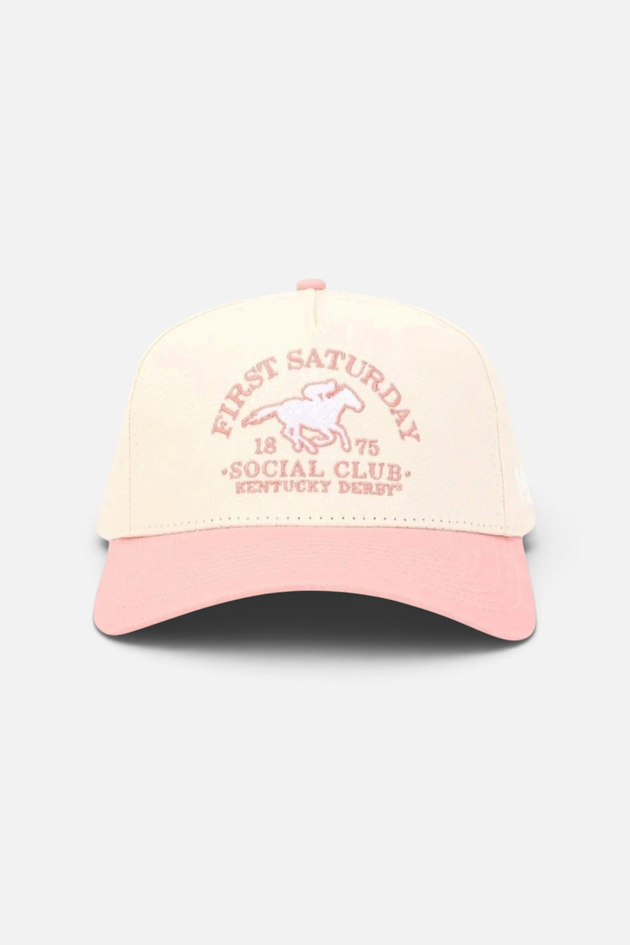 Kentucky Derby First Saturday Pink Cap – side view