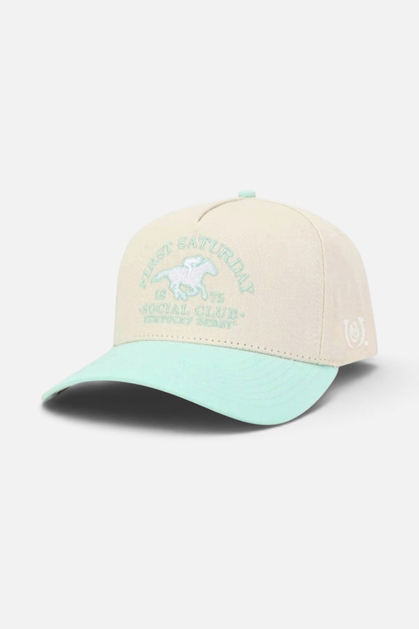 Kentucky Derby First Saturday Teal Cap