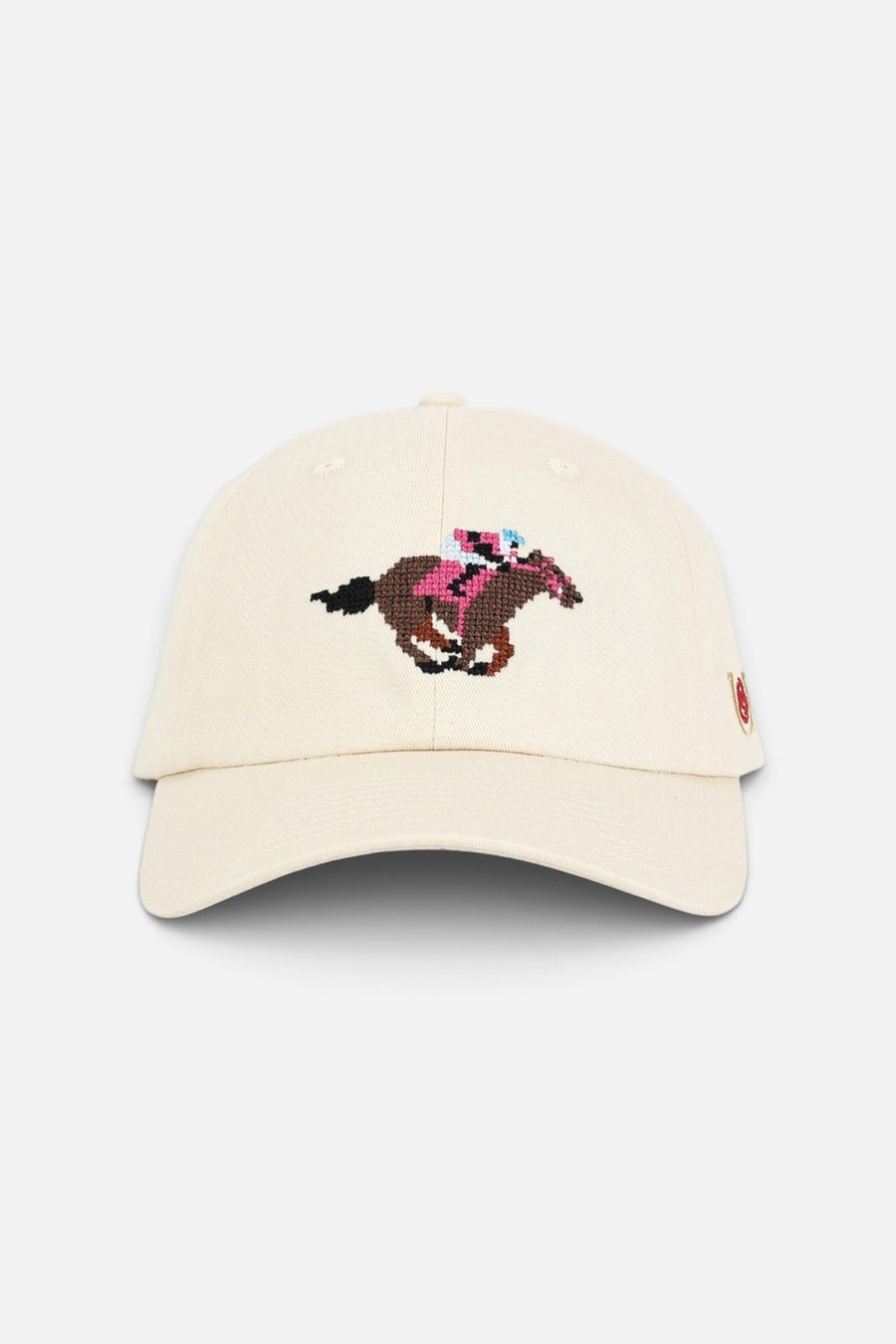 Kentucky Derby Needlepoint Cap – front view