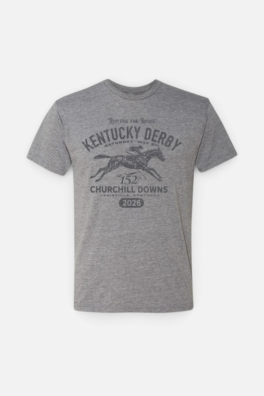Kentucky Derby "Tonal Competition" Grey Tee – front view